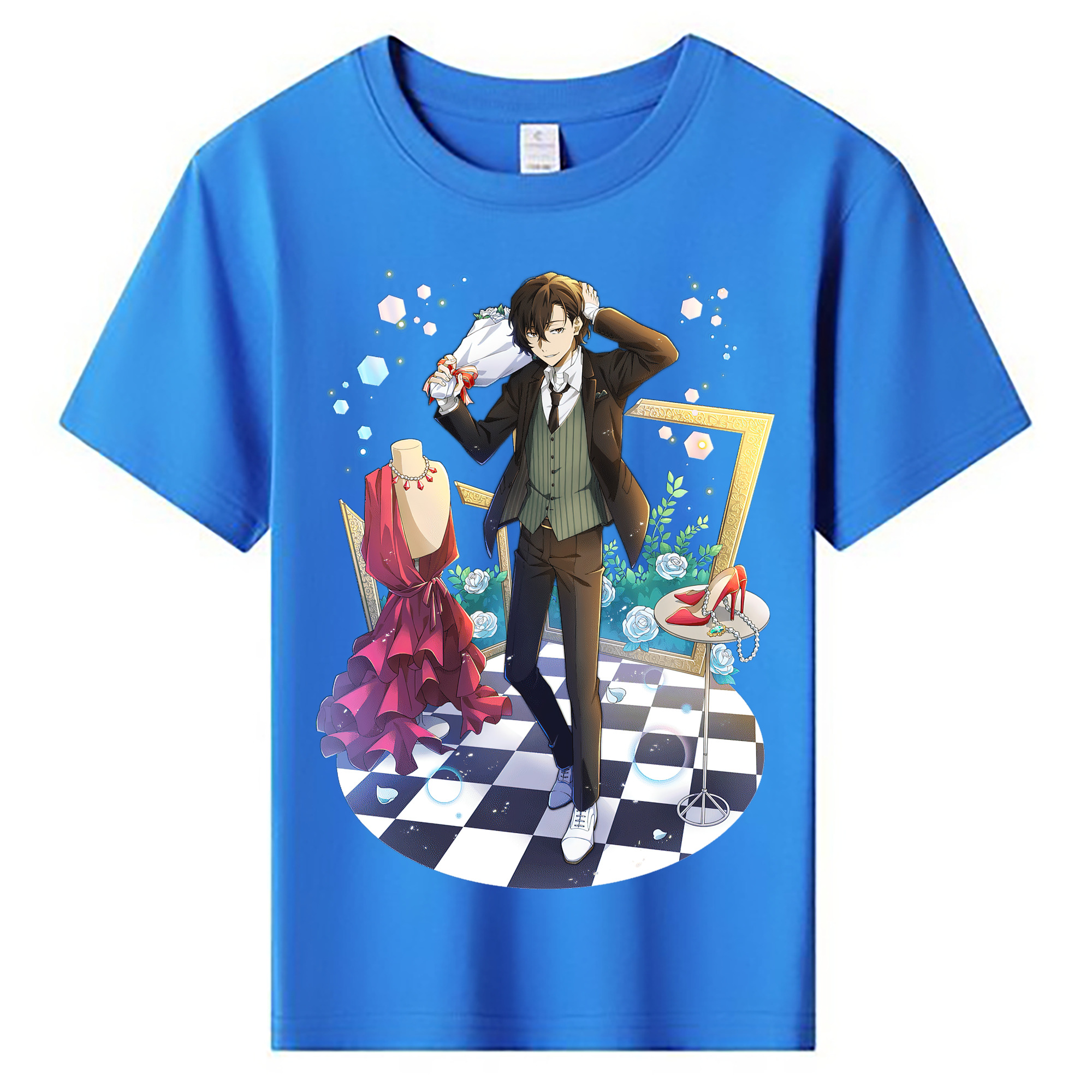 （画像用） 文豪ストレイドッグス Bungo Stray Dogs 綿100％キッズTシャツ（フロントプリント）